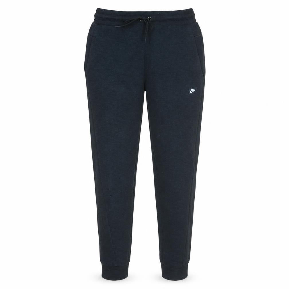 Nike Women’s Black Fleece Joggers L Regular Fit Drawstring Pants