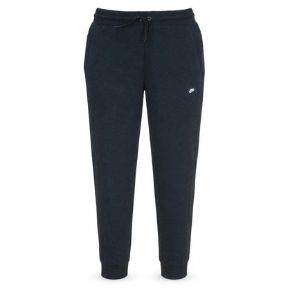 Nike Women’s Black Fleece Joggers L Regular Fit Drawstring Pants