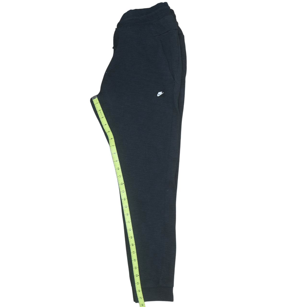 Nike Women’s Black Fleece Joggers L Regular Fit Drawstring Pants
