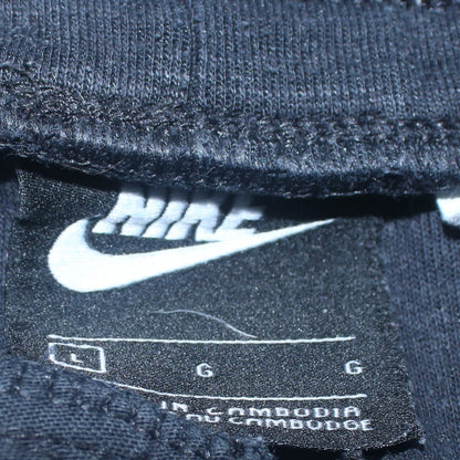 Nike Women’s Black Fleece Joggers L Regular Fit Drawstring Pants