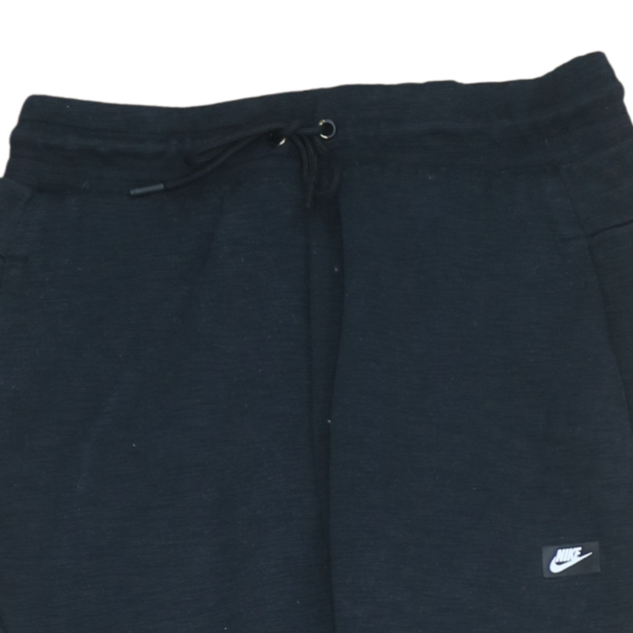 Nike Women’s Black Fleece Joggers L Regular Fit Drawstring Pants