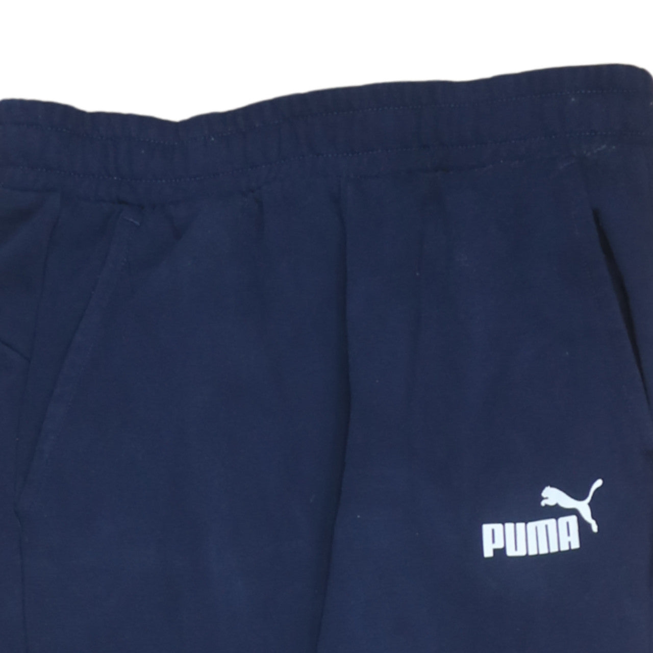 Puma Men's Blue Jogger Sweatpants S Regular Fit Casual Sportswear