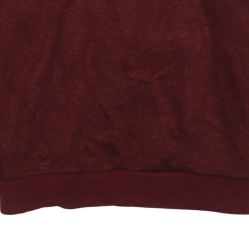 Puma Men’s Red 2XL Pullover Crew Neck Sweatshirt with Logo