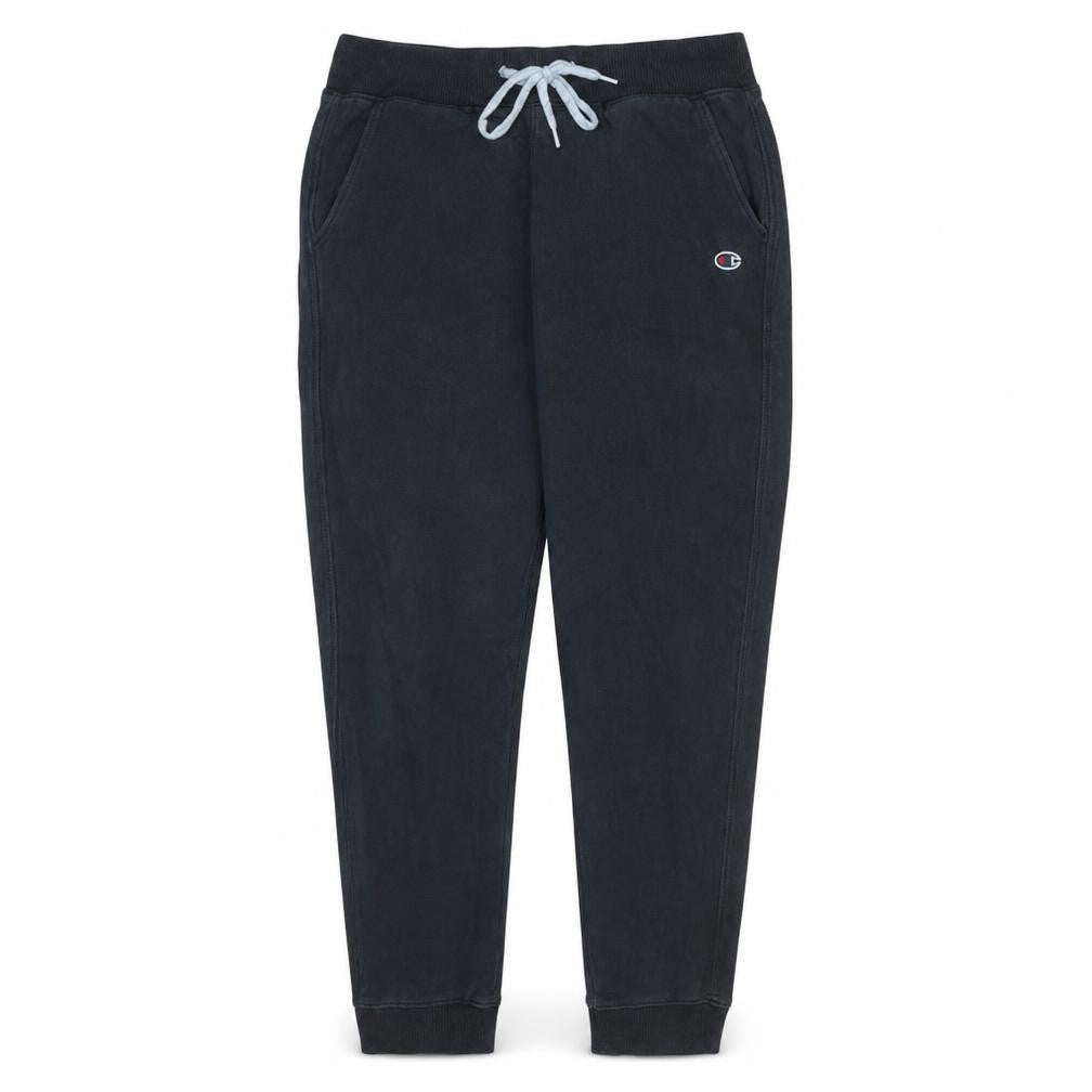 Champion Men’s Black Jogger Trousers Size M Fleece Lined Drawstring