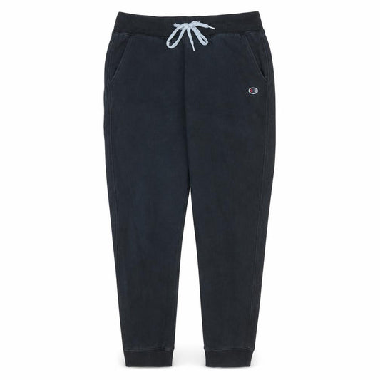 Champion Men’s Black Jogger Trousers Size M Fleece Lined Drawstring