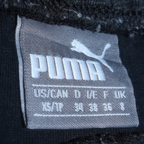 Puma Womens Black Capri Leggings Size 8 Slim Fit Activewear
