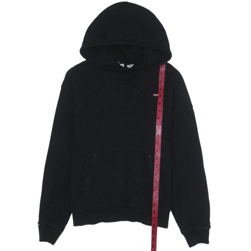 Levi's Men's Black Pullover Hoodie XS Regular Fit Fleece