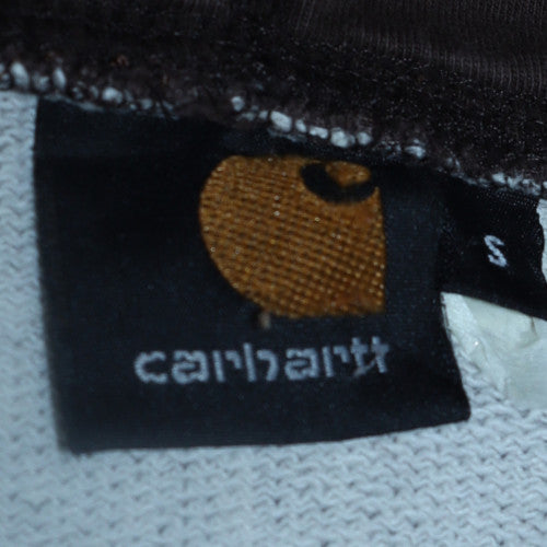 Carhartt Men's Black Checked Pullover Hoodie Size S