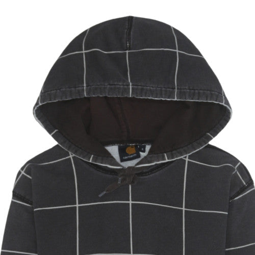 Carhartt Men's Black Checked Pullover Hoodie Size S