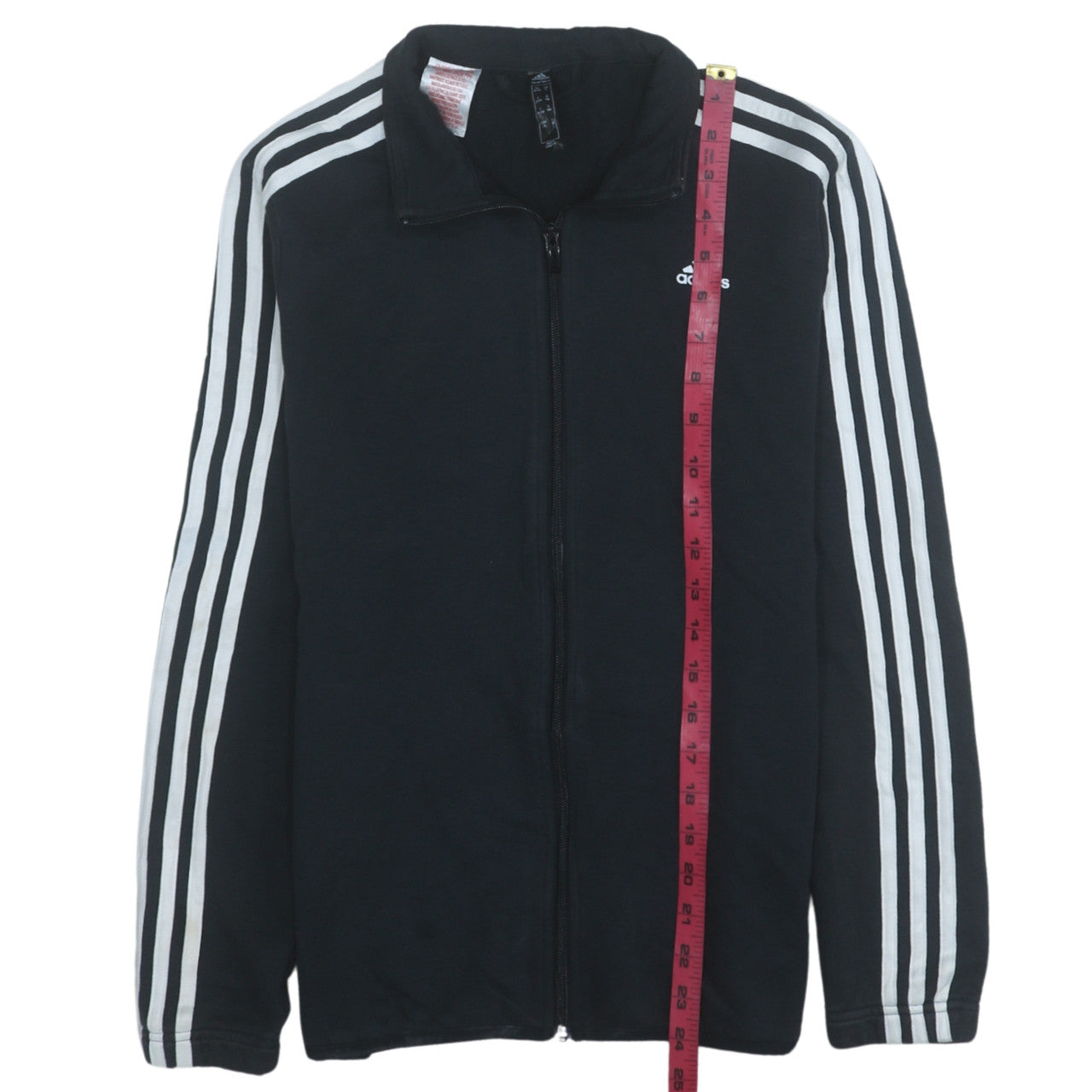 Adidas Boys Black 13-14 Years Track Jacket Full Zip Activewear