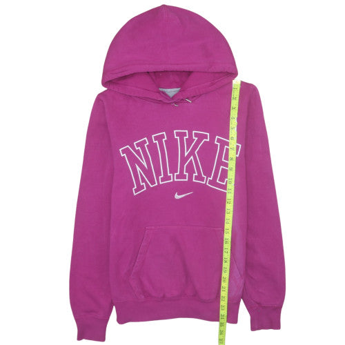 Nike Women's Pink Pullover Hoodie Medium Cotton Blend Sweatshirt