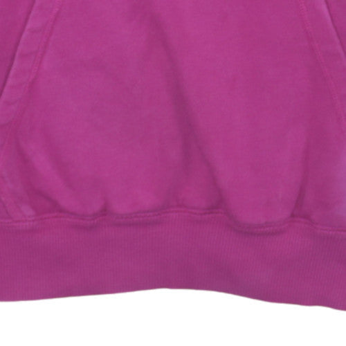 Nike Women's Pink Pullover Hoodie Medium Cotton Blend Sweatshirt