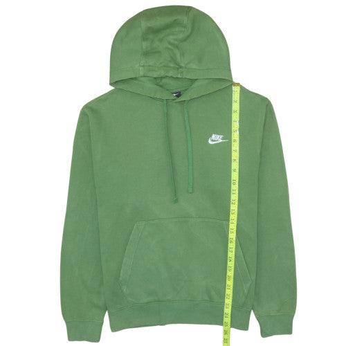 Nike Men's Green Pullover Hoodie Size S Fleece Regular Fit