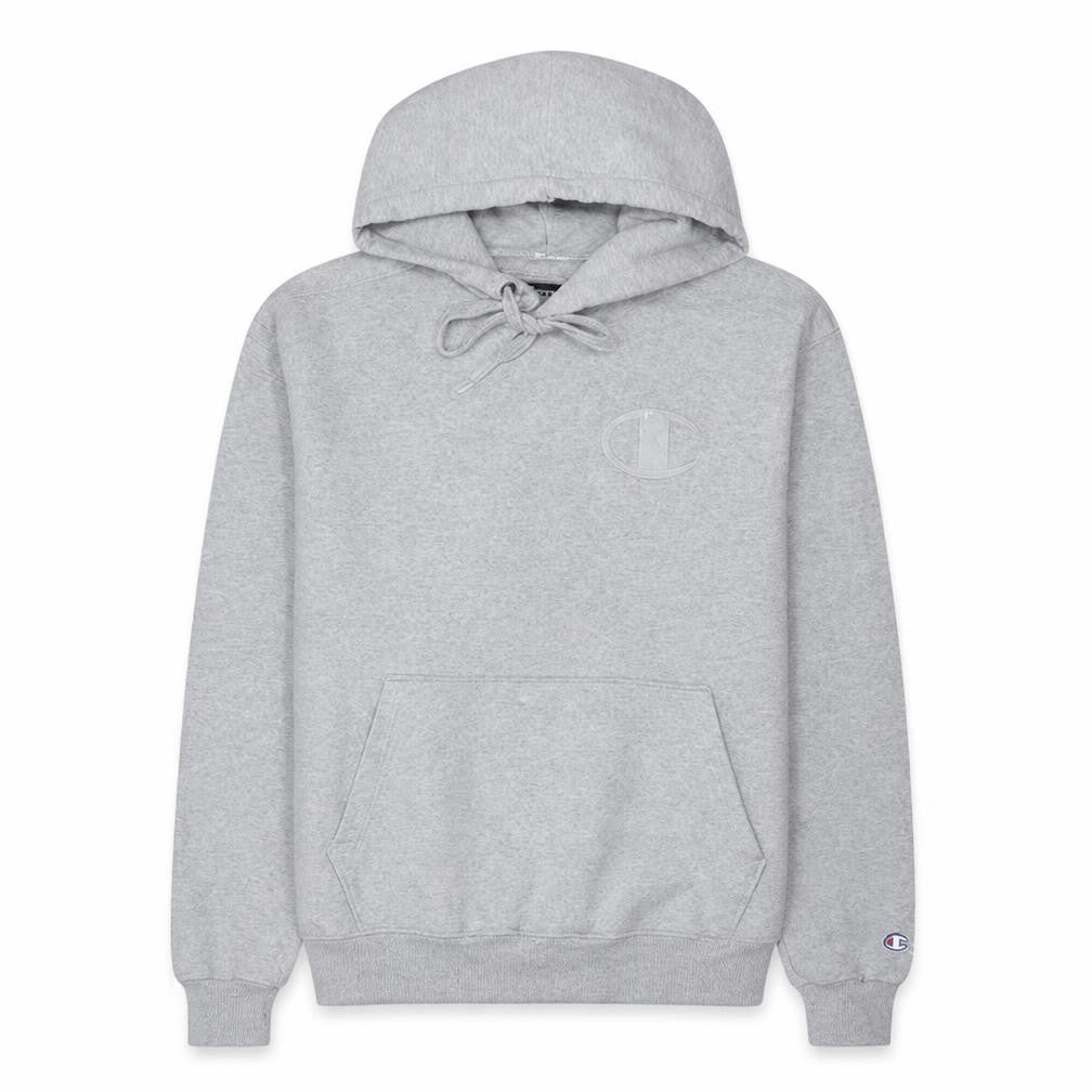 Champion Men's Grey Pullover Hoodie Small Regular Fit Fleece