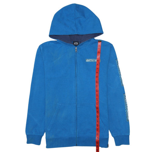 Animal Boys Blue 13-14 Years Full Zip Hoodie Cotton Blend Casual