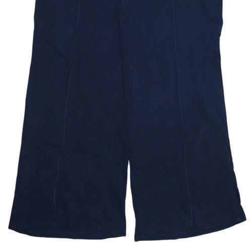 U.S. Polo Assn. Women’s Blue Cotton Wide-Leg Jogger Trousers Size 14