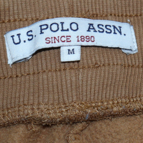 U.S. Polo Assn. Men's Brown Logo Sweatpants M Regular Fit