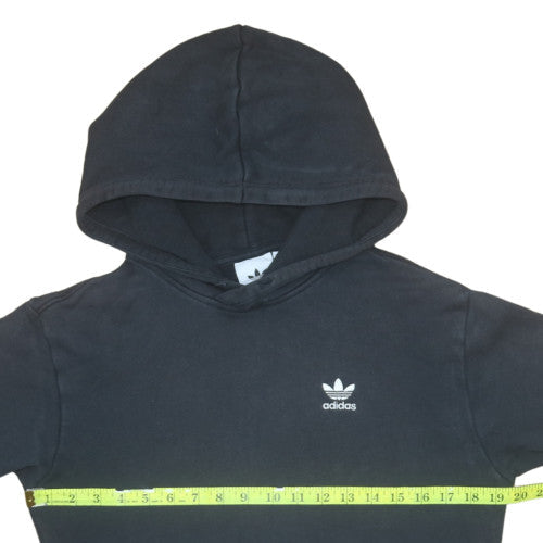 Adidas Women Black XS Pullover Hoodie Classic Trefoil Logo