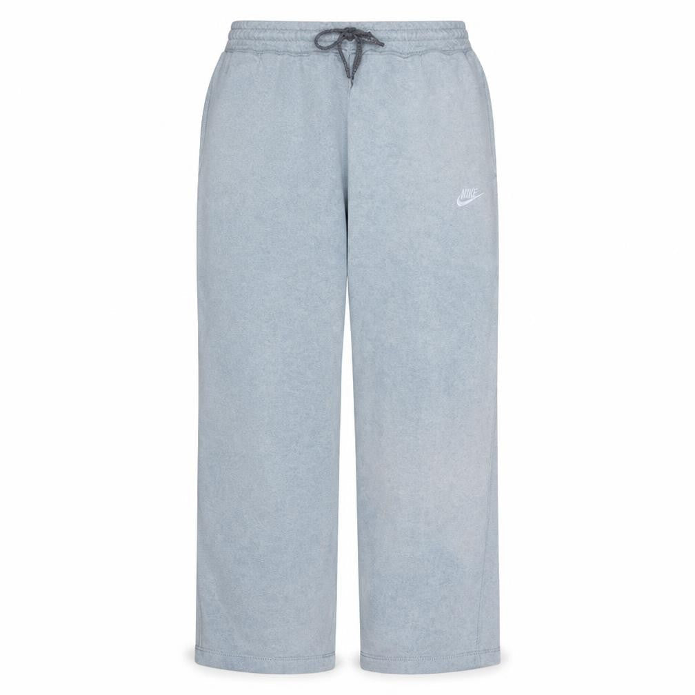 Nike Women's Grey Fleece Sweatpants M Regular Fit Drawstring