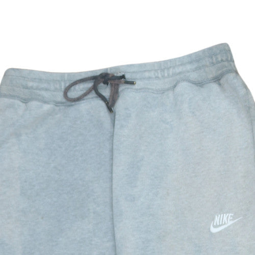 Nike Women's Grey Fleece Sweatpants M Regular Fit Drawstring