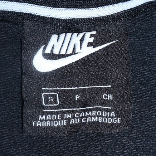 Nike Women Black Small Pullover Hoodie Cotton Blend Sweatshirt