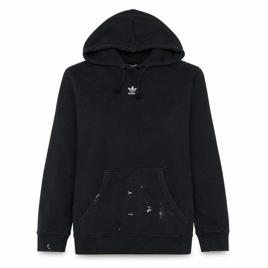 Adidas Women’s Black Pullover Hoodie Size M with Logo & Pocket