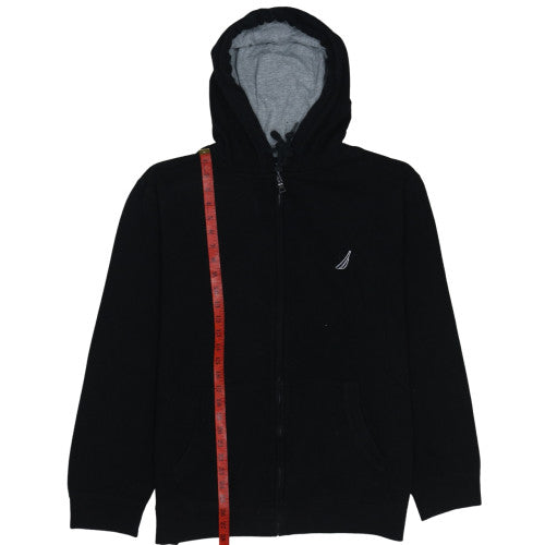 Nautica Men's Black XL Full Zip Fleece Hoodie