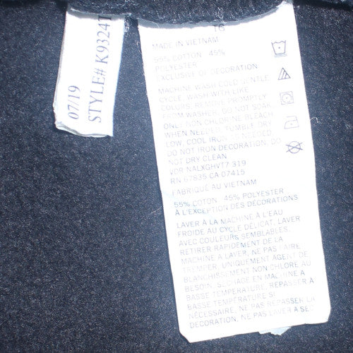 Nautica Men's Black XL Full Zip Fleece Hoodie