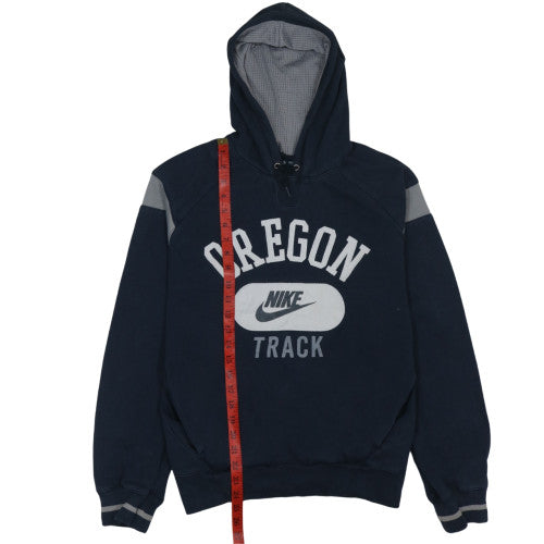 Nike Mens Navy Blue Oregon Track Pullover Hoodie Size S