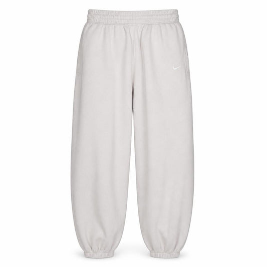 Nike Womens Beige M Fleece Sweatpants with Elastic Waist