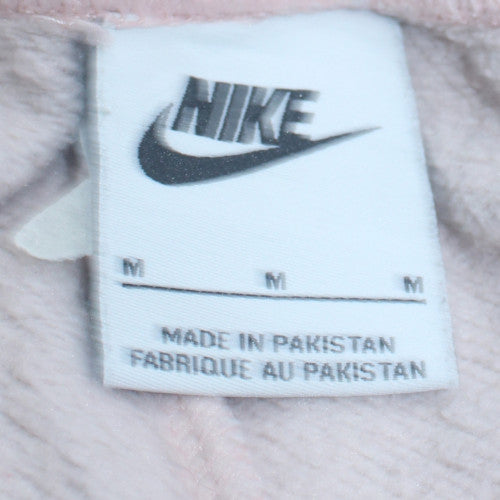 Nike Womens Beige M Fleece Sweatpants with Elastic Waist