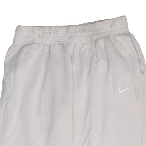 Nike Womens Beige M Fleece Sweatpants with Elastic Waist