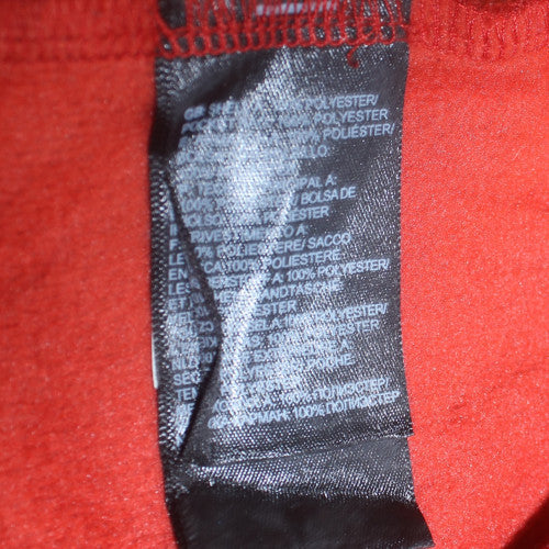 The North Face Mens Red 1/4 Zip Fleece Sweatshirt M Regular