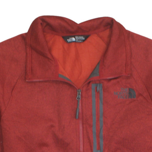 The North Face Mens Red 1/4 Zip Fleece Sweatshirt M Regular