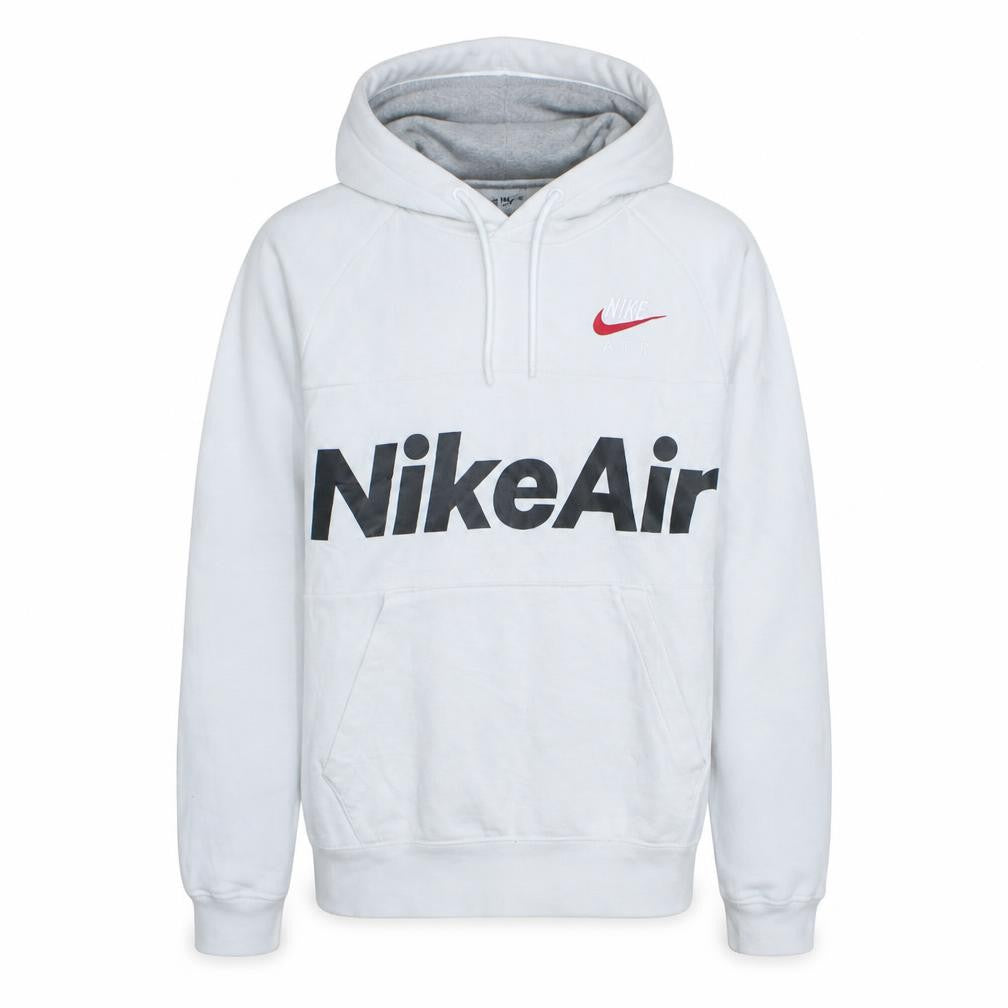 Nike Men's White XS Pullover Hoodie with Logo Print