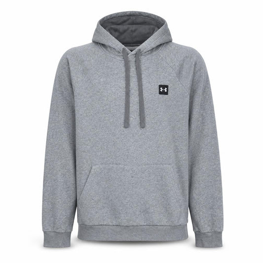 Under Armour Men’s Grey Pullover Hoodie Small Relaxed Fit Sportswear