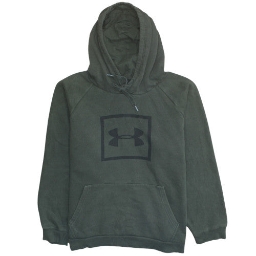 Under Armour Men's Green 2XL Pullover Hoodie with Logo