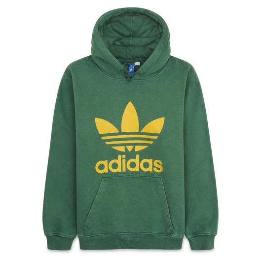 Adidas Men's Green Pullover Hoodie Size S Graphic Sportswear