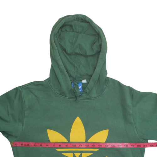 Adidas Men's Green Pullover Hoodie Size S Graphic Sportswear