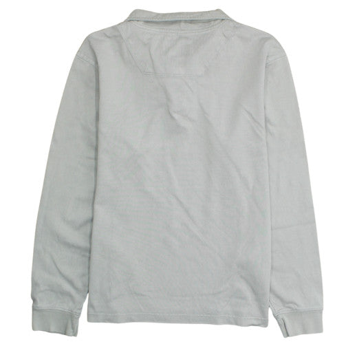 Timberland Men's Grey 1/2 Zip Regular Fit Cotton Sweatshirt M