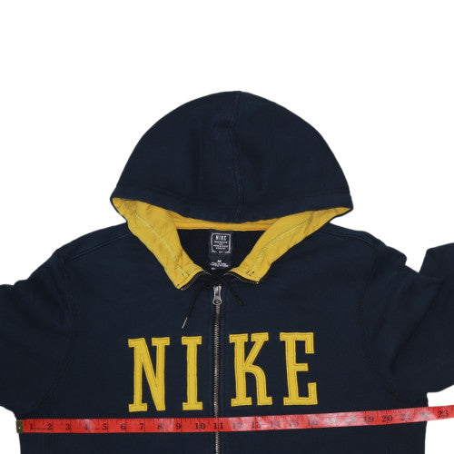 Nike Men's Blue Full Zip Hoodie Medium Sportswear Sweatshirt