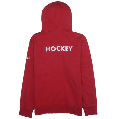 Canterbury Mens Red Pullover Hoodie L Sports Hockey Fleece