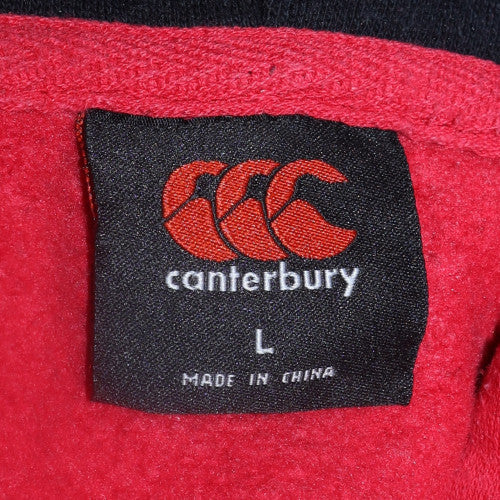 Canterbury Mens Red Pullover Hoodie L Sports Hockey Fleece