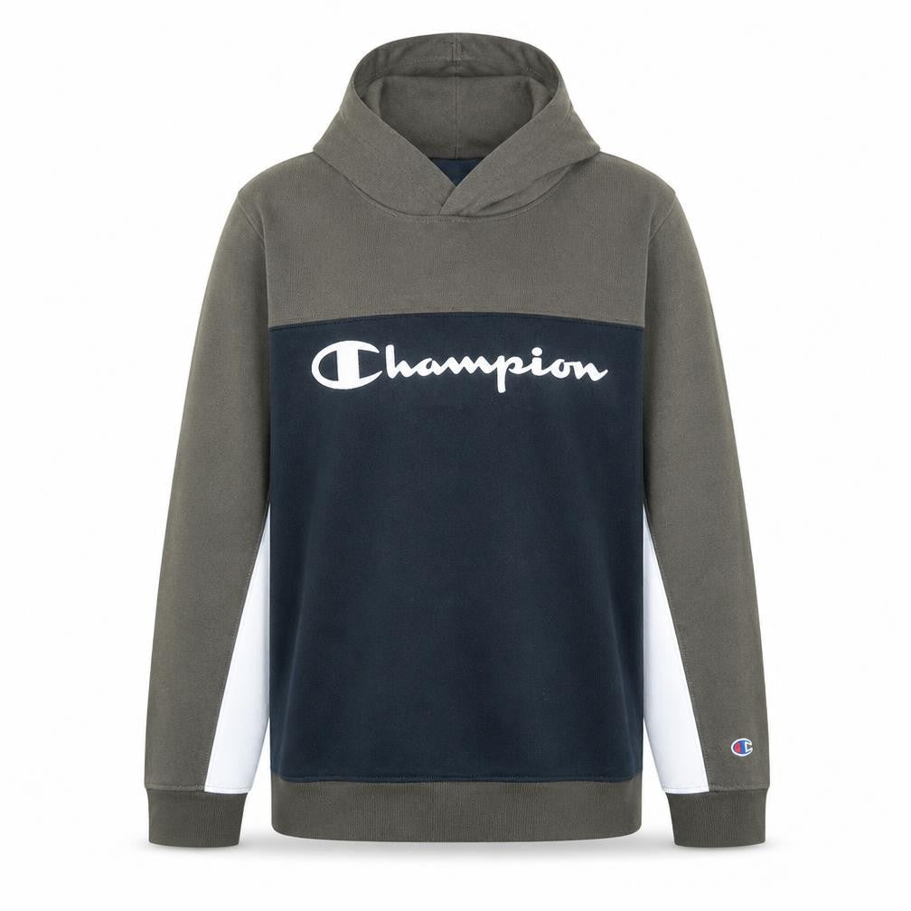 Champion Boys Brown & Black Pullover Hoodie 13-14 Years Graphic Logo