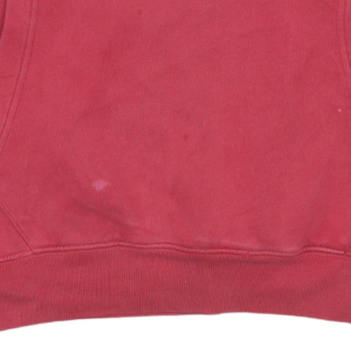 GAP Boys Red Pullover Hoodie Sweatshirt Size M Cotton Blend Casual
