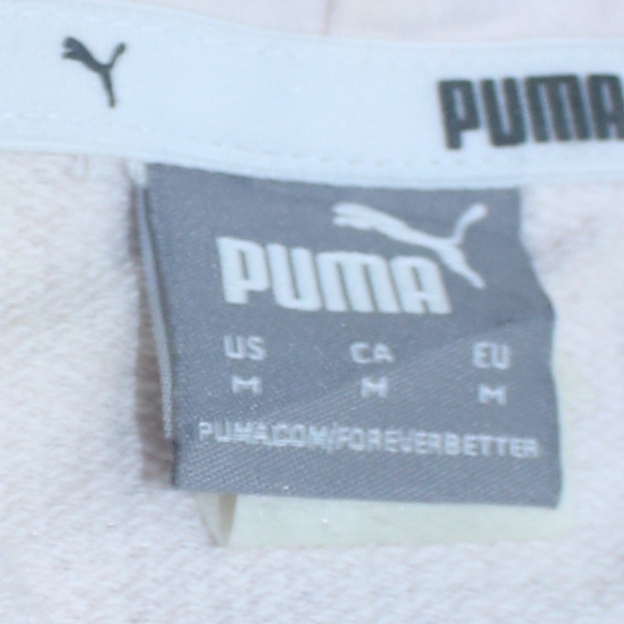 Puma Women’s White Hooded Pullover Sweatshirt M Casual Graphic Print