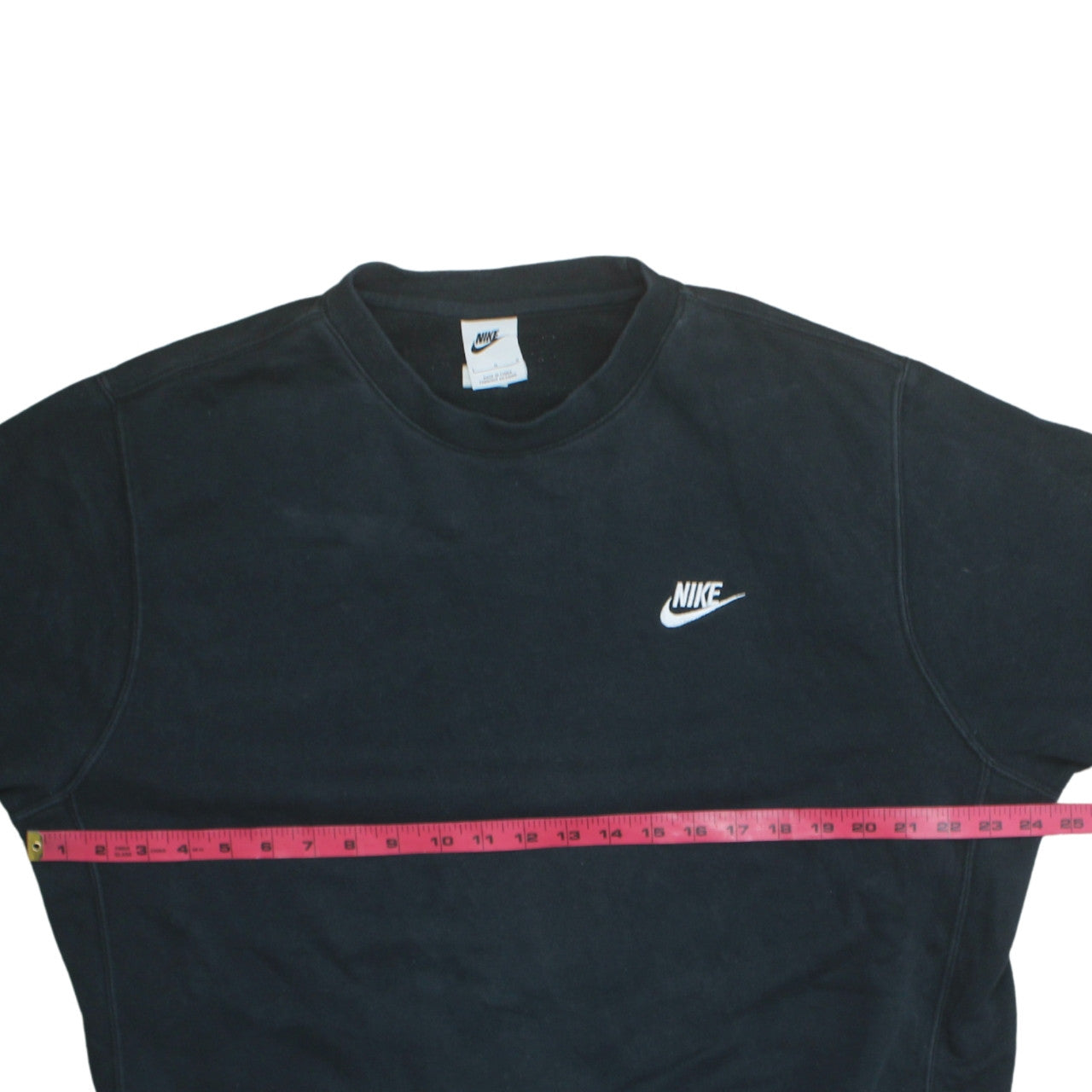 Nike Women’s Black Large Crew Neck Pullover Sweatshirt Classic Logo
