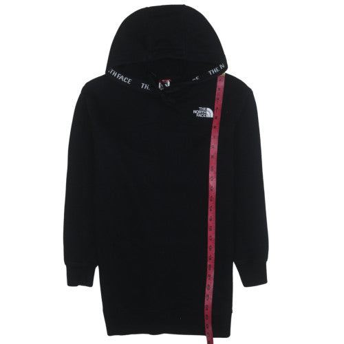The North Face Womens Black Pullover Hoodie Size S 100% Cotton Logo
