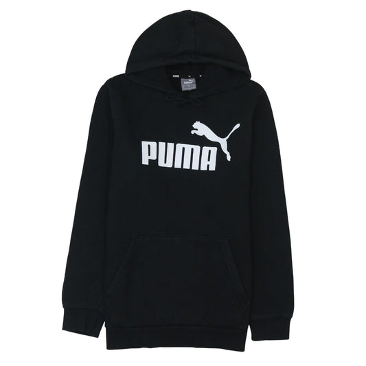 Puma Men's Black Pullover Hoodie Small Logo Sportswear