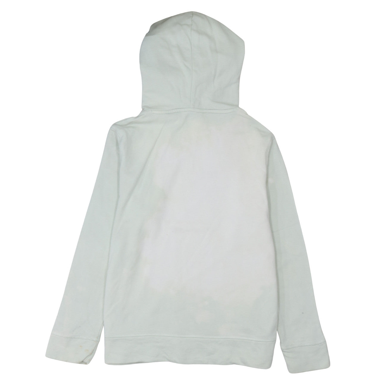 Tommy Hilfiger Men's White Pullover Hoodie Medium Logo Cotton